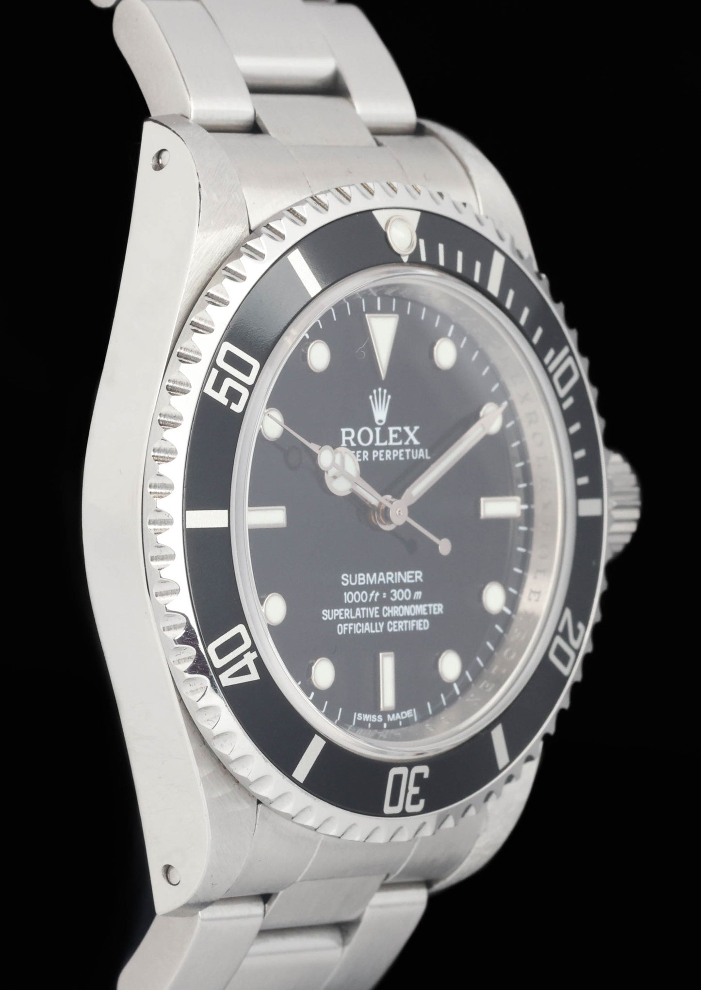 Preowned vintage Rolex Submariner 14060M 40MM 2010 | Box & Papers | Crown Vintage Watches