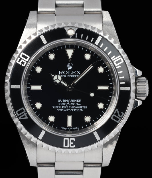 Preowned vintage Rolex Submariner 14060M 40mm 2008 | Crown Vintage Watches