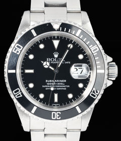Rolex Submariner 16610 'Swiss only' 40mm 1999