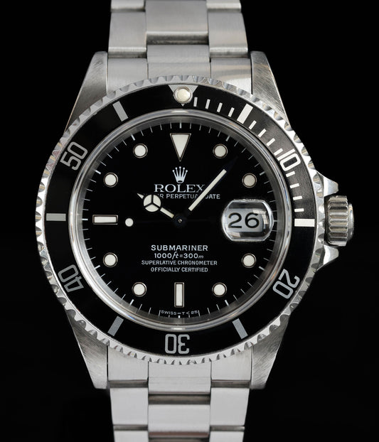 Vintage Rolex Submariner 16610 'Tritium Dial' 1994 | Crown Vintage Watches