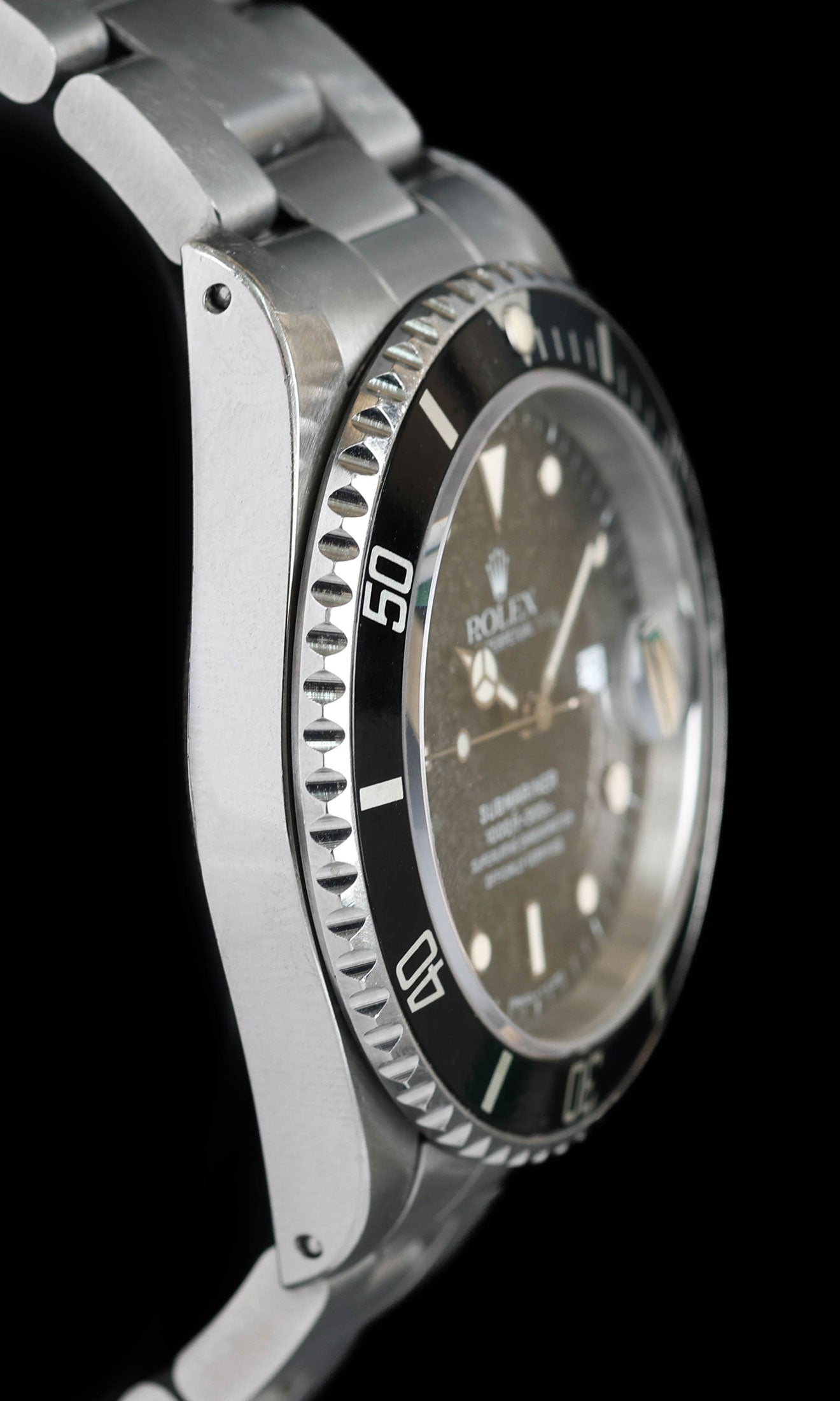 Vintage Rolex Submariner 40MM 16610 'Stardust Dial' 1989 | Crown Vintage Watches