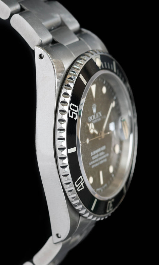 Vintage Rolex Submariner 40MM 16610 'Stardust Dial' 1989 | Crown Vintage Watches