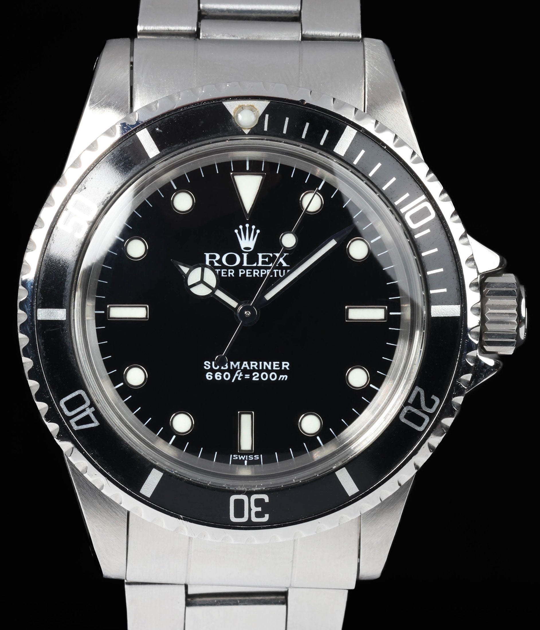 Pre-owned vintage Rolex Submariner 5513 40mm 1973 | Crown Vintage Watches