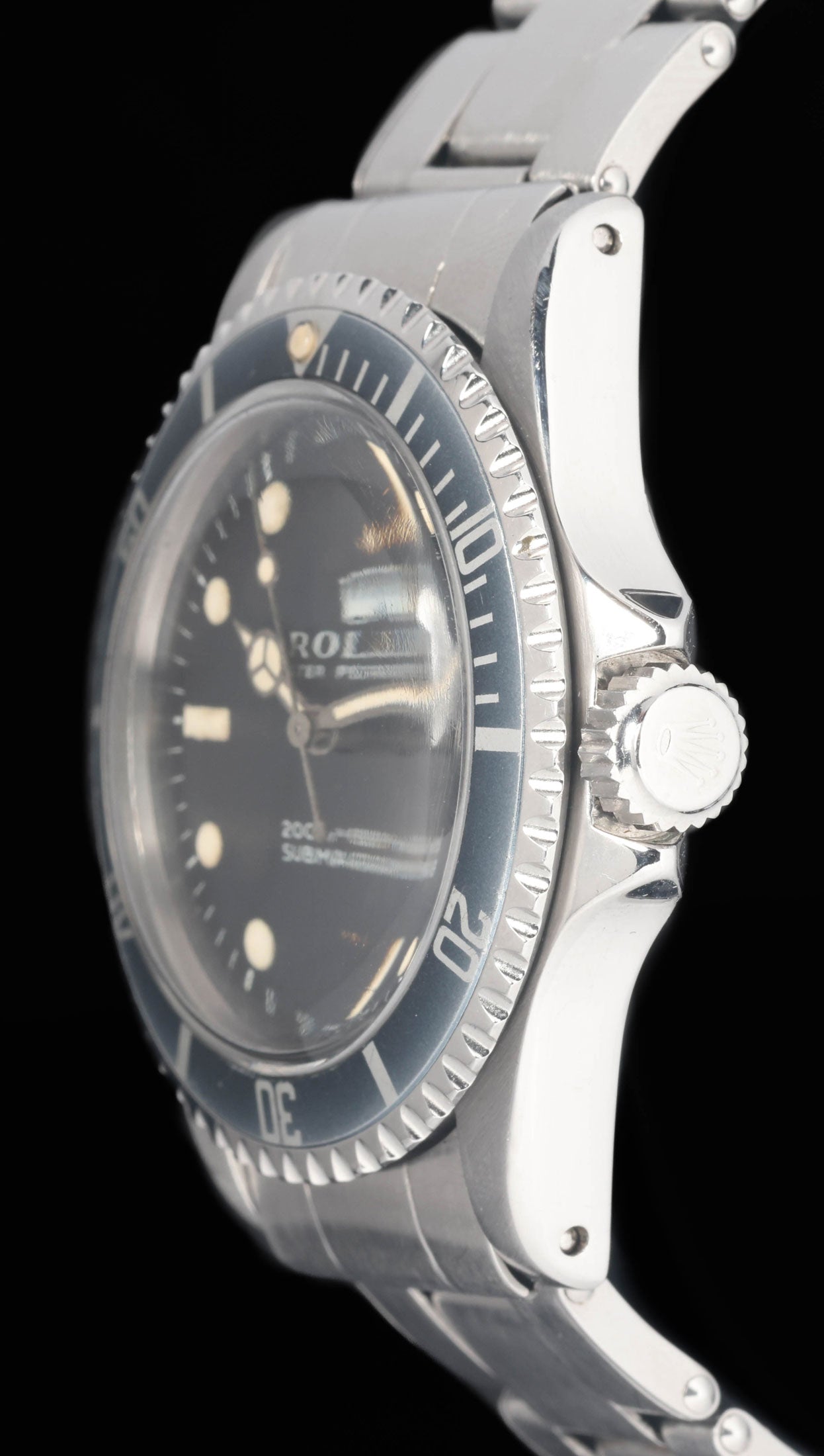 Preowned vintage Rolex Submariner 5513 'Meters First Dial' 40mm 1963 | Crown Vintage Watches