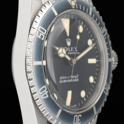 Preowned vintage Rolex Submariner 5513 'Meters First Dial' 40mm 1963 | Crown Vintage Watches