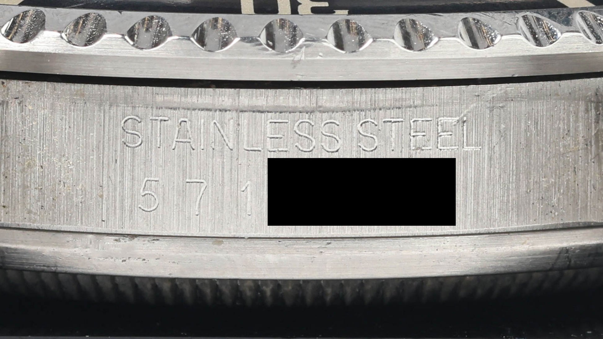 Preowned vintage Rolex Submariner 5513 'Serif Dial' 40mm 1978 | Crown Vintage Watches