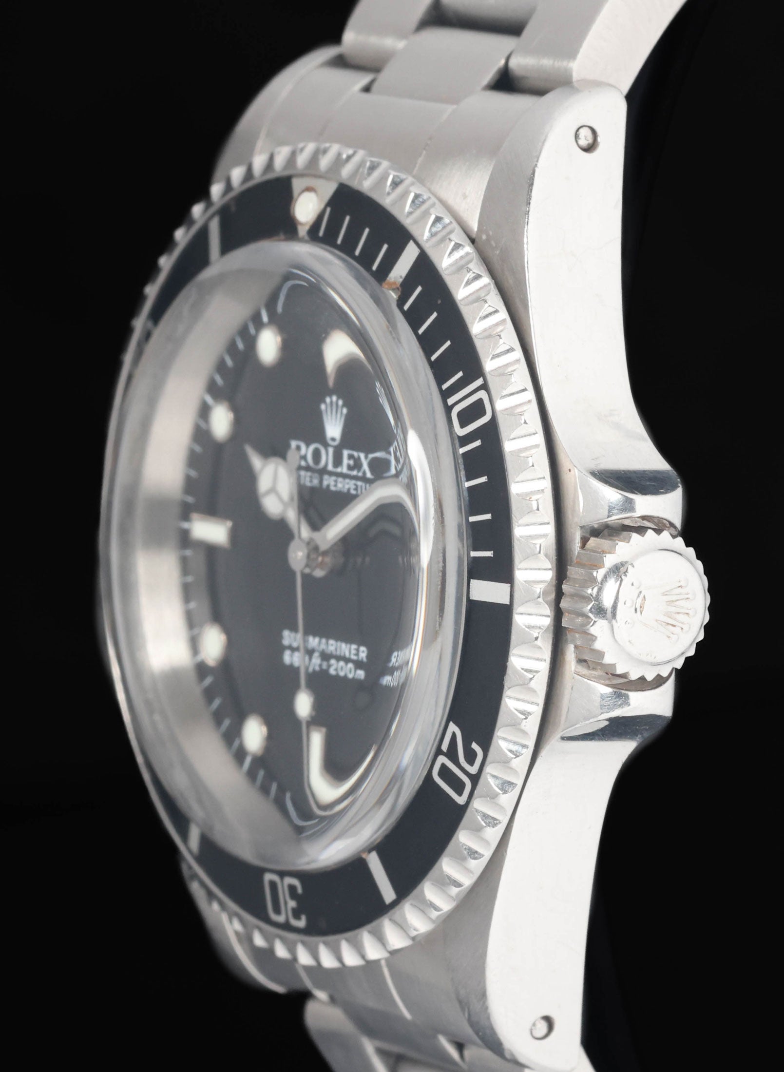 Preowned vintage Rolex Submariner 5513 'WGS' 40mm 1989 | Crown Vintage Watches