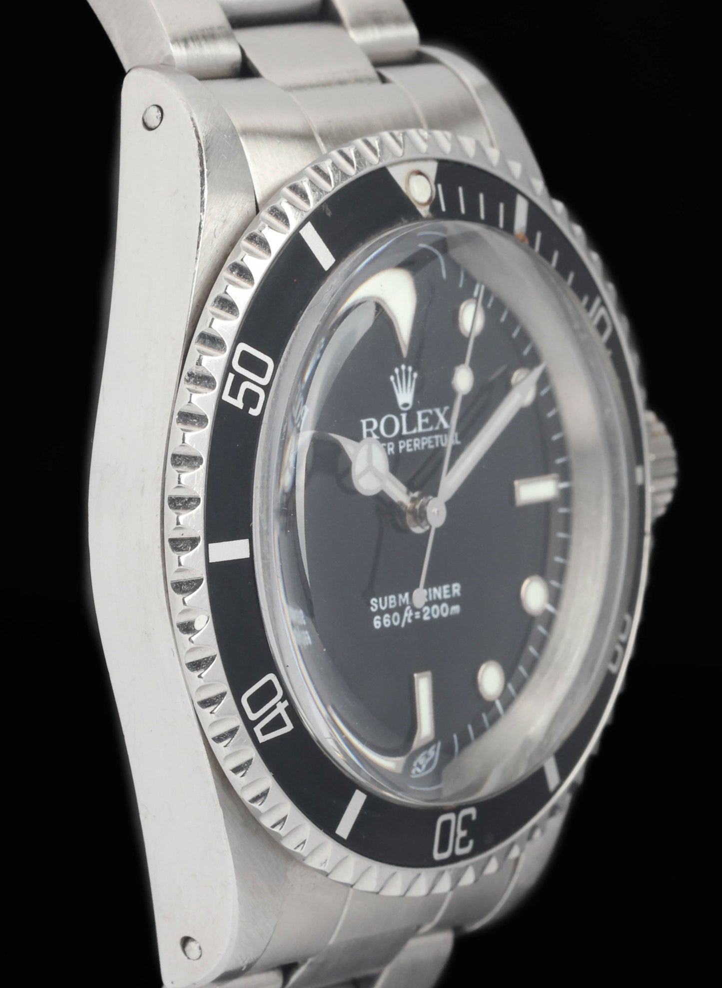 Preowned vintage Rolex Submariner 5513 'WGS' 40mm 1989 | Crown Vintage Watches
