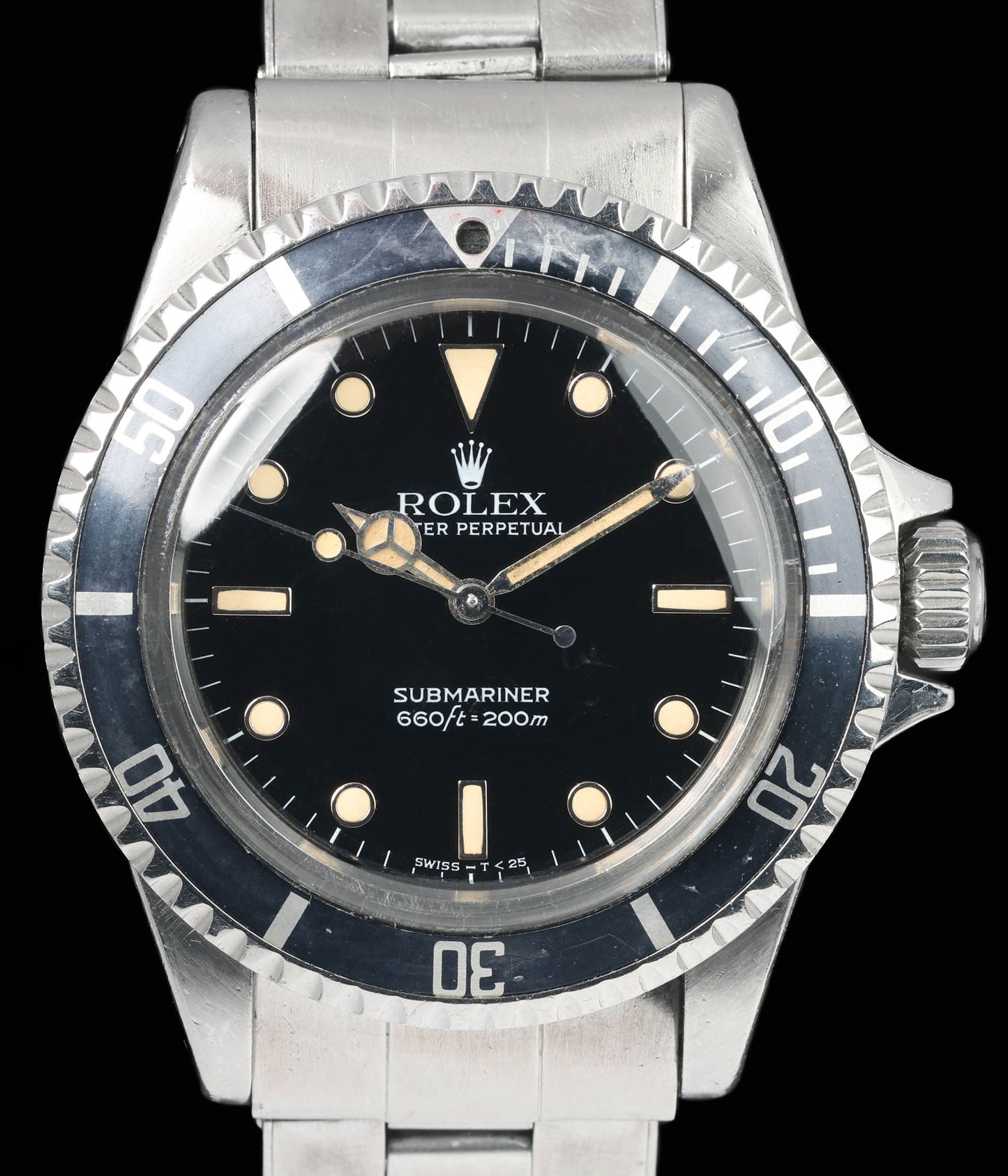 Preowned vintage Rolex Submariner 5513 'WGS Dial' 40mm 1963 | Crown Vintage Watches
