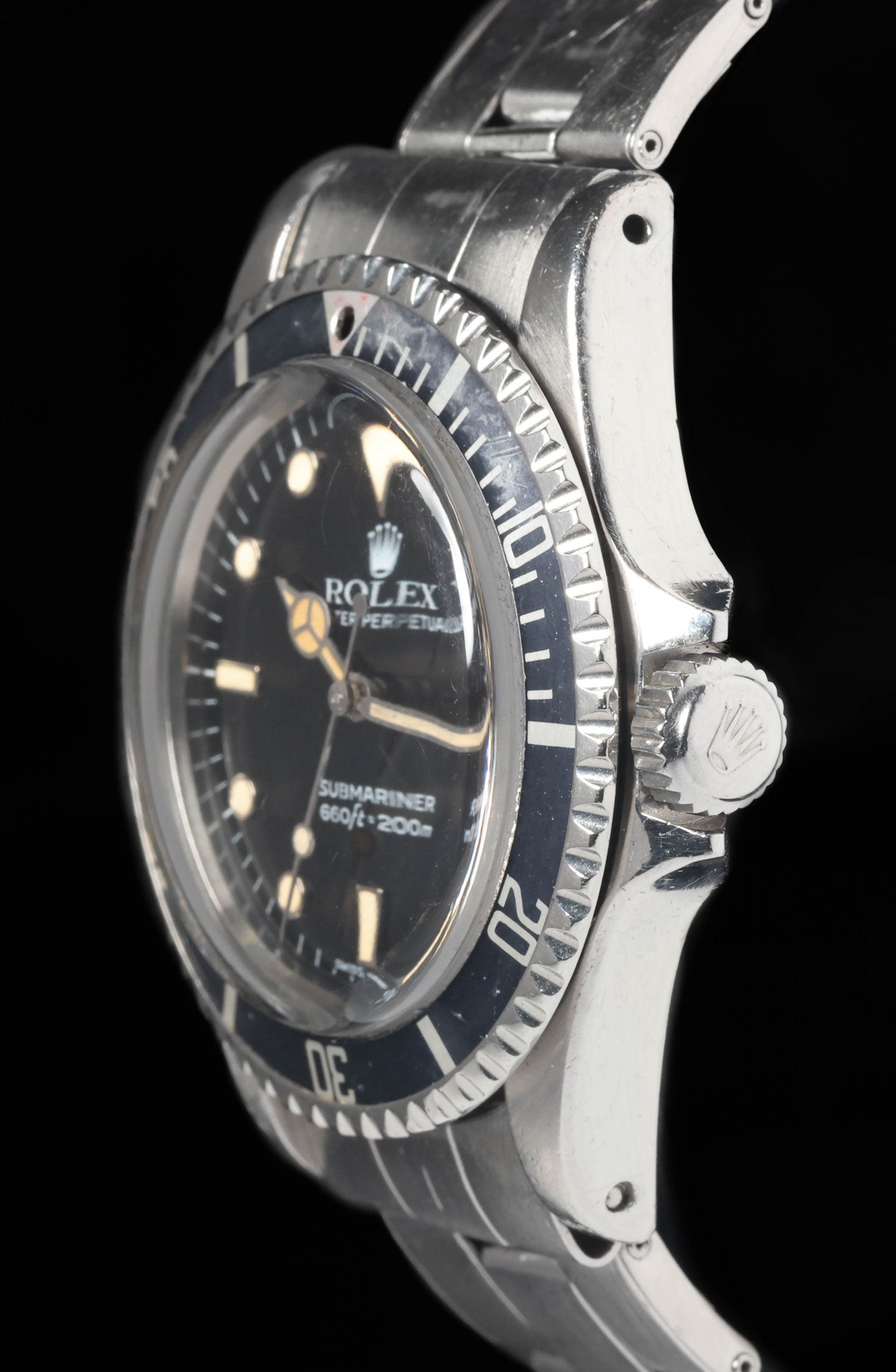 Preowned vintage Rolex Submariner 5513 'WGS Dial' 40mm 1963 | Crown Vintage Watches