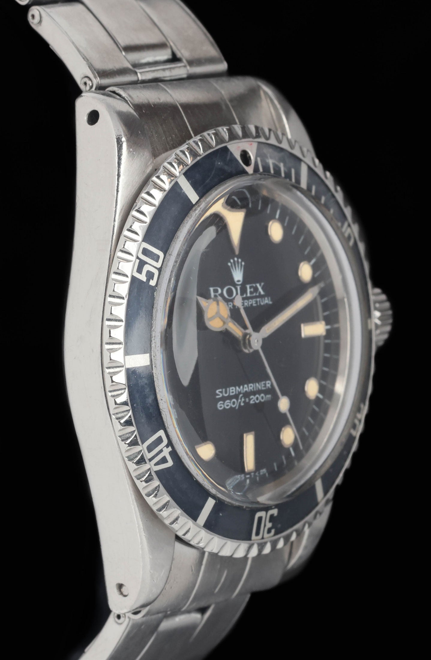 Preowned vintage Rolex Submariner 5513 'WGS Dial' 40mm 1963 | Crown Vintage Watches
