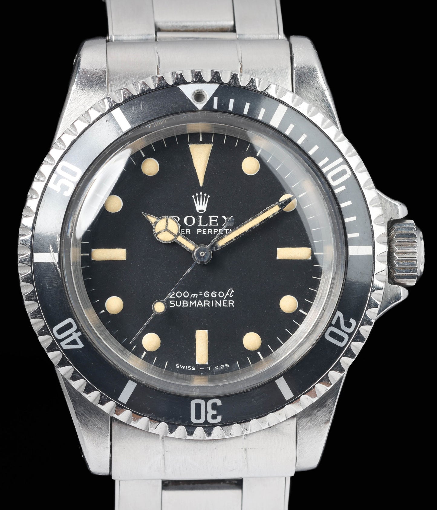 Preowned vintage Rolex Submariner 5513 'Zinc Sulfide' 40mm 1967 | Crown Vintage Watches