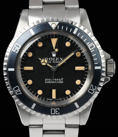 Rolex Submariner 5513 'Zinc sulphide dial' 40MM 1966 Box & Papers