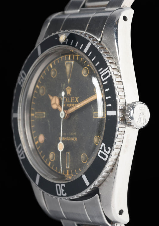 Preowned vintage Rolex Submariner 6536 'Small Crown' 39mm 1957 | Crown Vintage Watches
