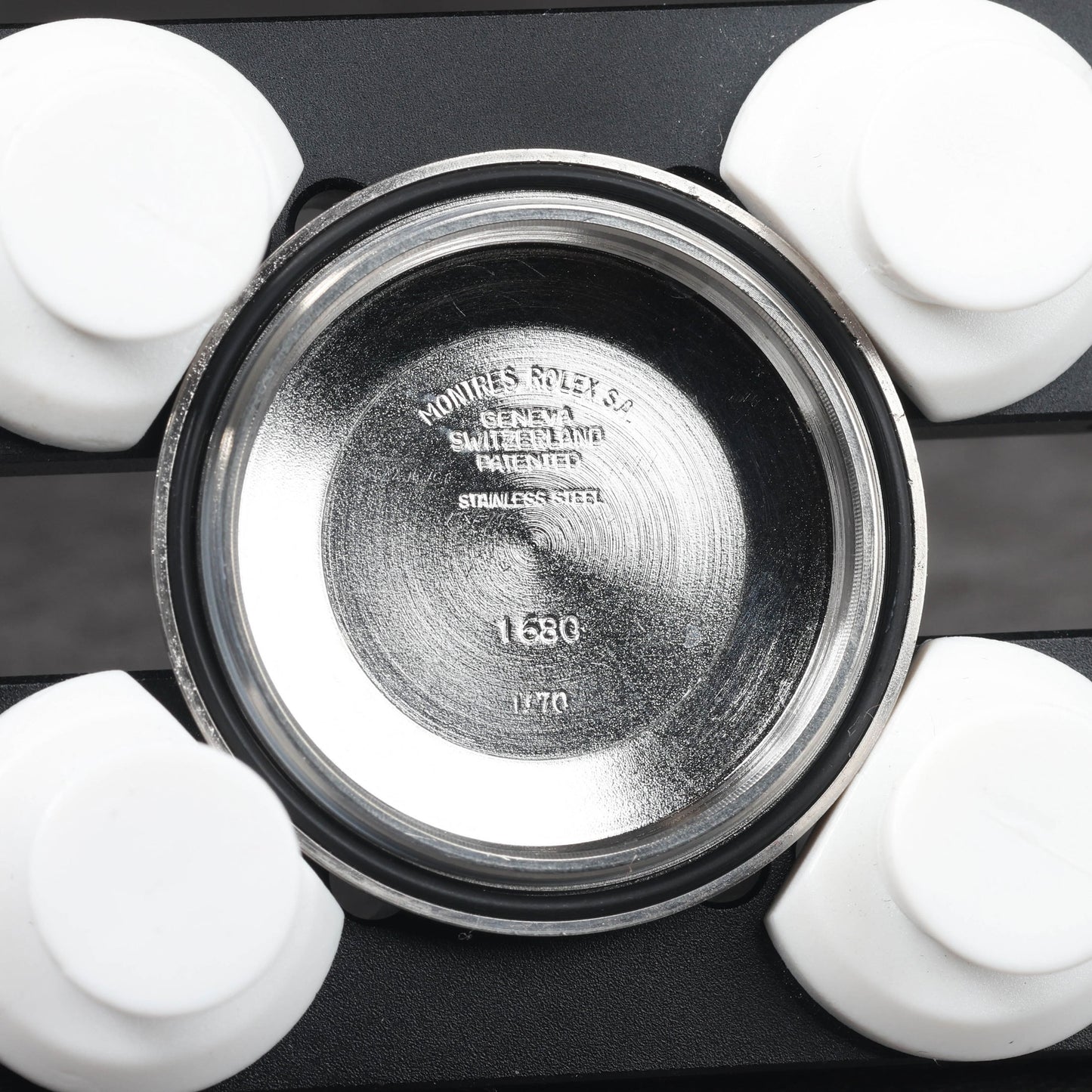 Preowned vintage Rolex Submariner Date 1680 MK4 'Red' 40mm 1971 | Crown Vintage Watches