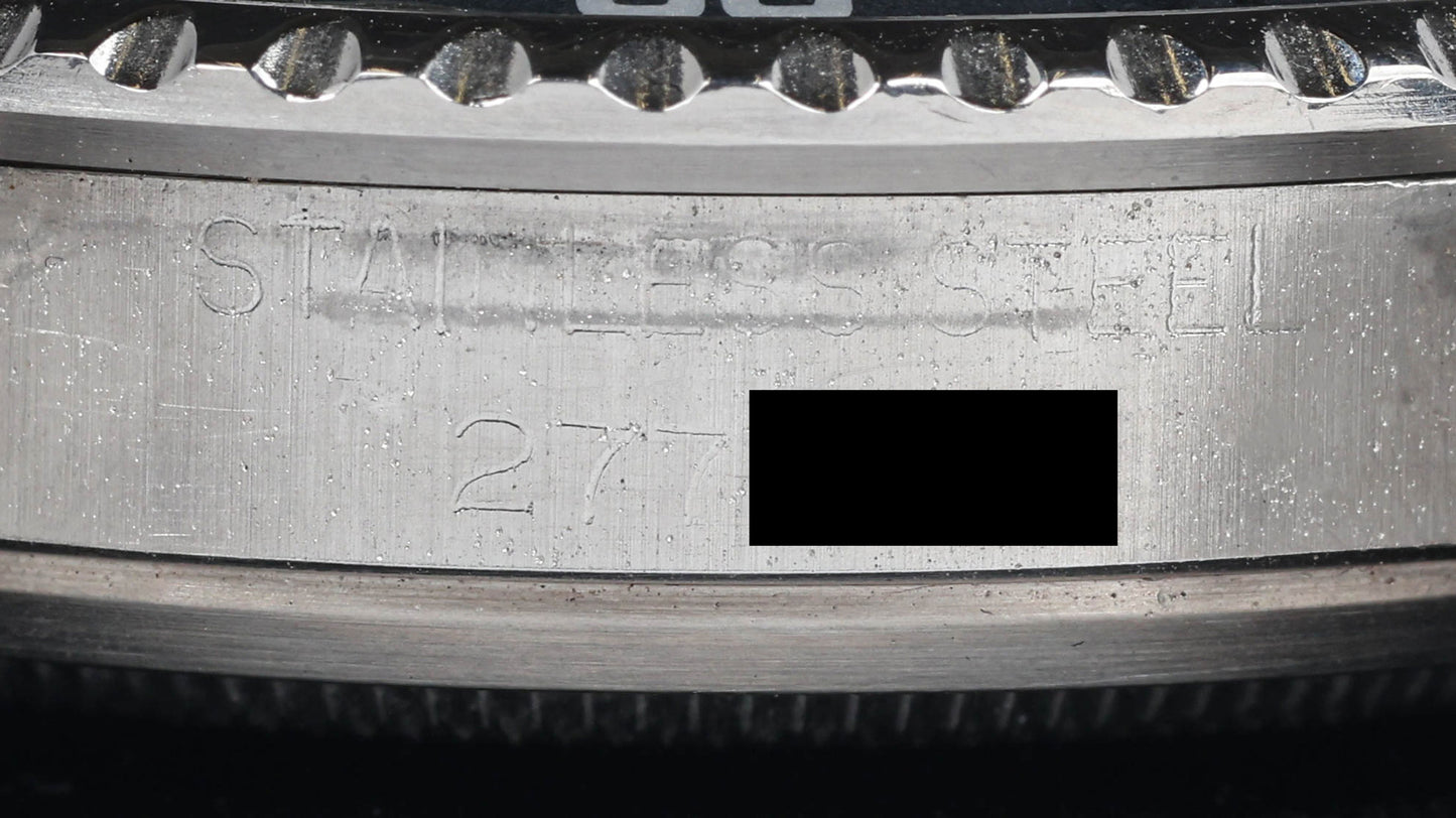 Preowned vintage Rolex Submariner Date 1680 MK4 'Red' 40mm 1971 | Crown Vintage Watches