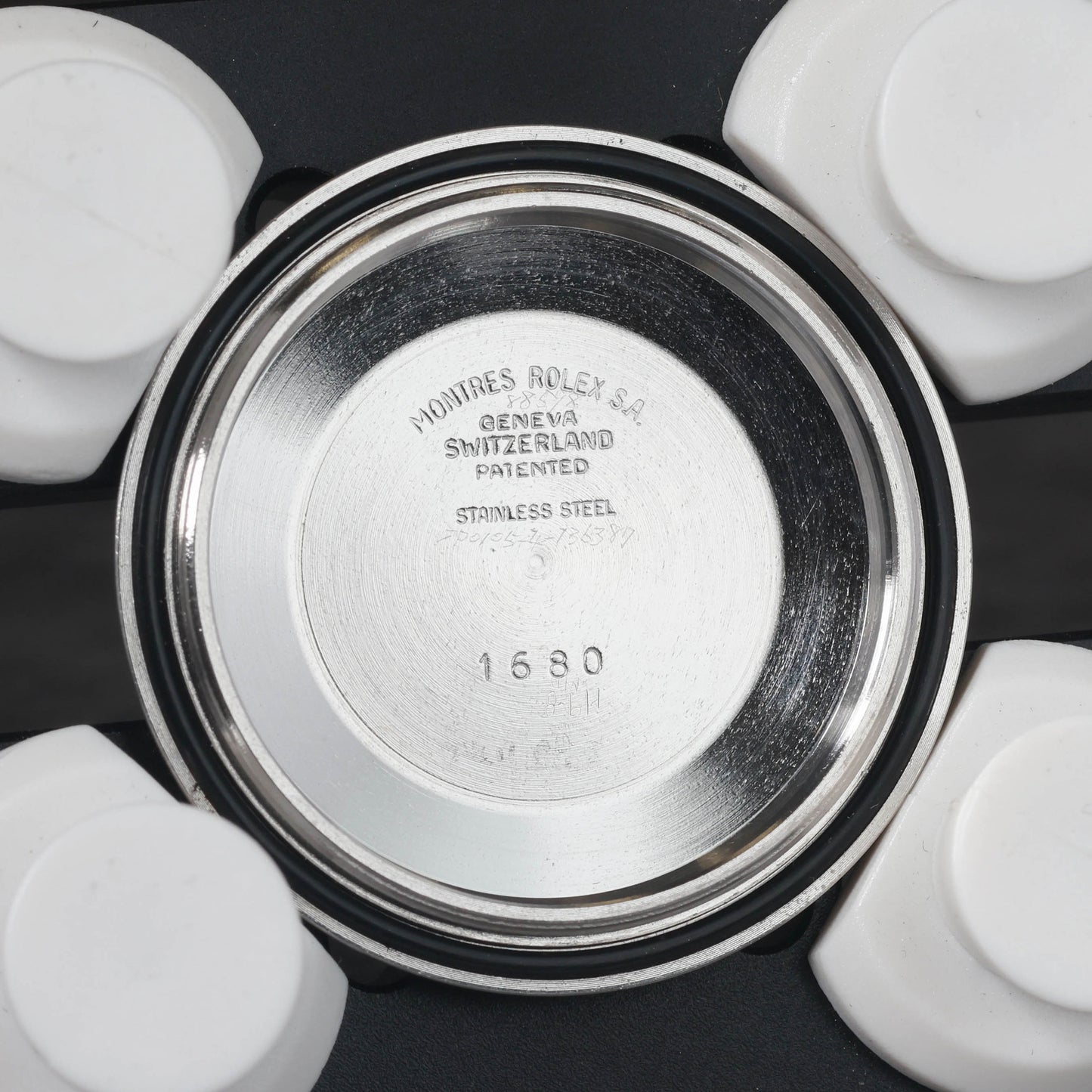 Preowned vintage Rolex Submariner Date 1680 MK6 'Red' 40mm 1974 | Crown Vintage Watches