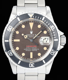Rolex Submariner Date 1680 Red MK2 Tropical Meters First 40mm 1970