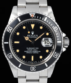 Rolex Submariner 16800 'Pumpkin Dial' 40mm 1984