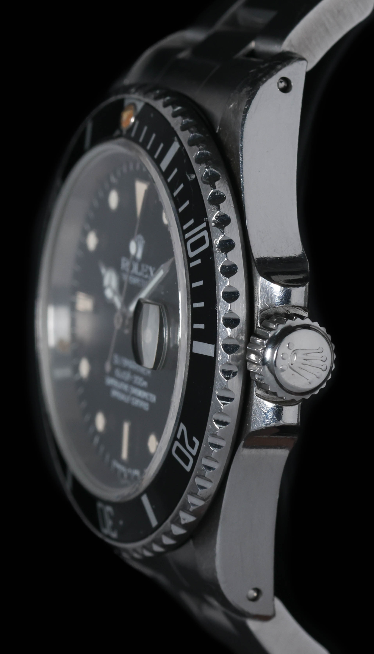 Pre-owned vintage Rolex Submariner Date 16800 'Stardust Dial' 40mm 1985 | Crown Vintage Watches