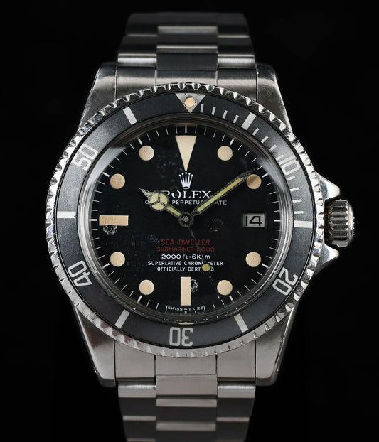Rolex Sea-Dweller 'Double Red' 40MM MK III 1665 | 1974 | Crown Vintage Watches