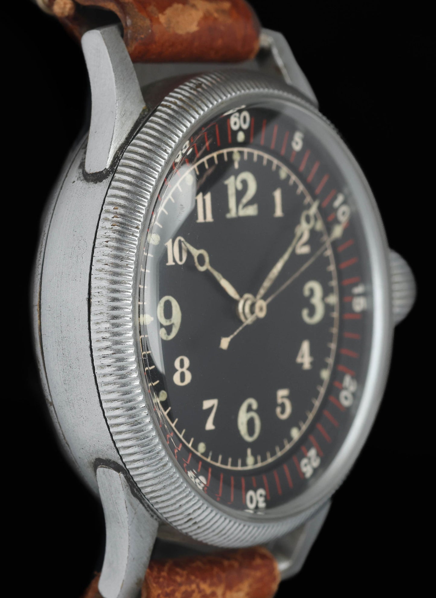 Preowned vintage Seikosha Tensoku WW2 Japanese Pilot Watch 48mm Circa 1940 | Crown Vintage Watches