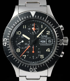 Sinn 156.B Military Chronograph 43MM Circa 1990