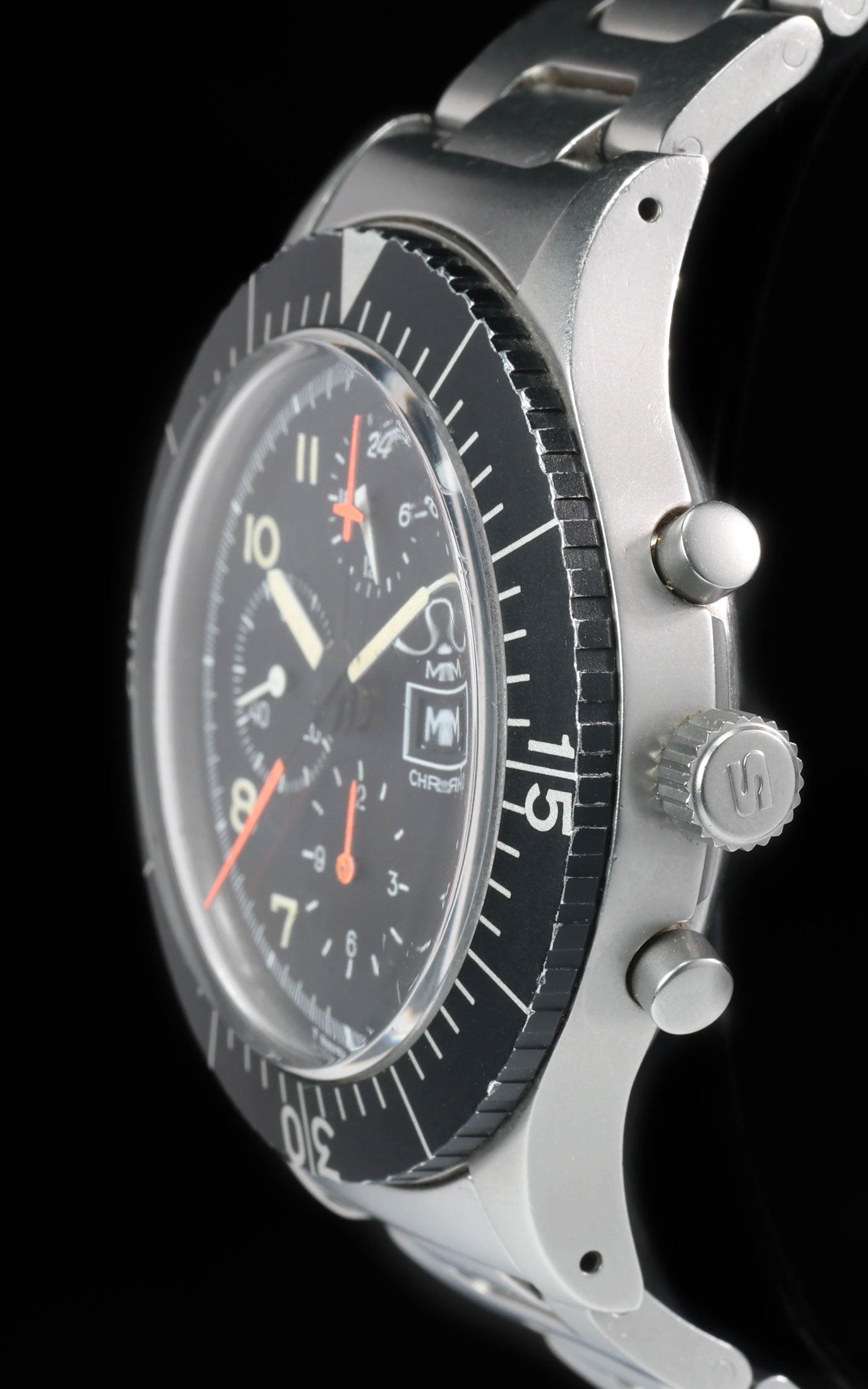 Pre-owned vintage Sinn 156.B Military Chronograph 43MM Circa 1990 | Crown Vintage Watches