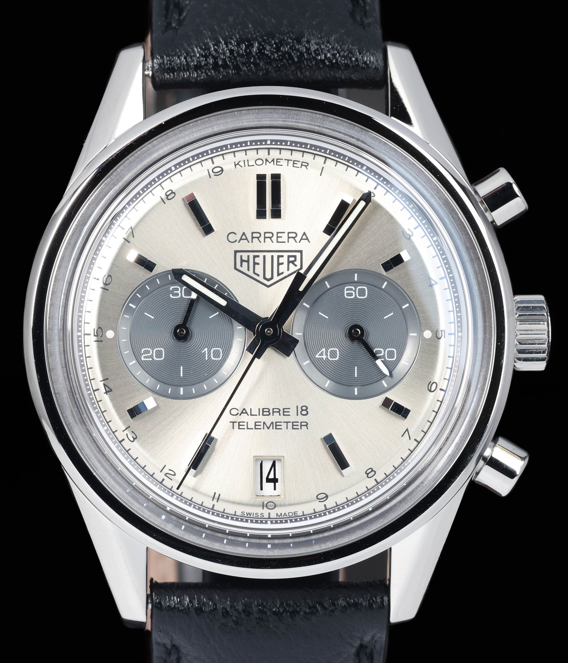 Preowned vintage TAG  Heuer Carrera  Calibre 18 CAR221A.FC6353 39mm 2017 | Crown Vintage Watches