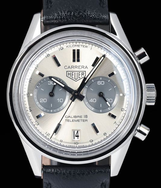 Preowned vintage TAG  Heuer Carrera  Calibre 18 CAR221A.FC6353 39mm 2017 | Crown Vintage Watches