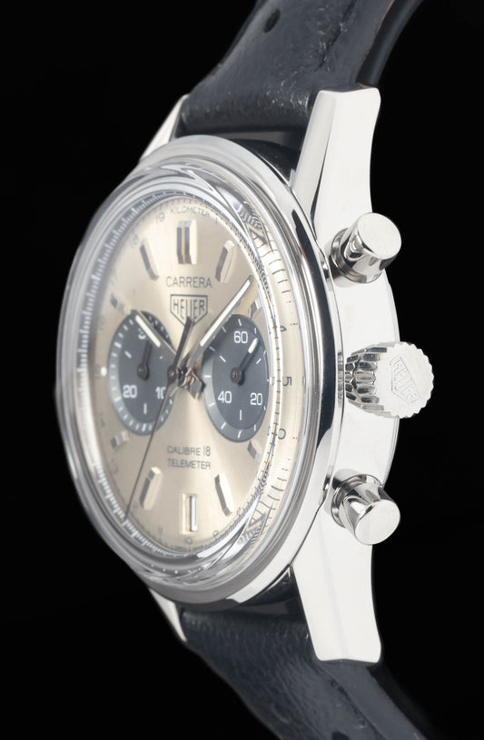 Preowned vintage TAG  Heuer Carrera  Calibre 18 CAR221A.FC6353 39mm 2017 | Crown Vintage Watches
