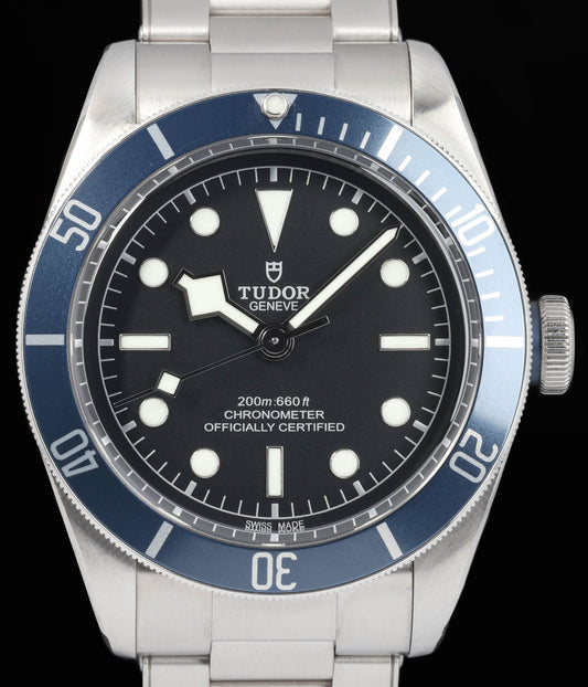 Preowned Tudor Black Bay Blue 79230B 41mm 2018 | Crown Vintage Watches