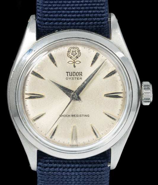 Preowned vintage Tudor Oyster Big Rose Reference 7934 34mm Circa 1960 | Crown Vintage Watches