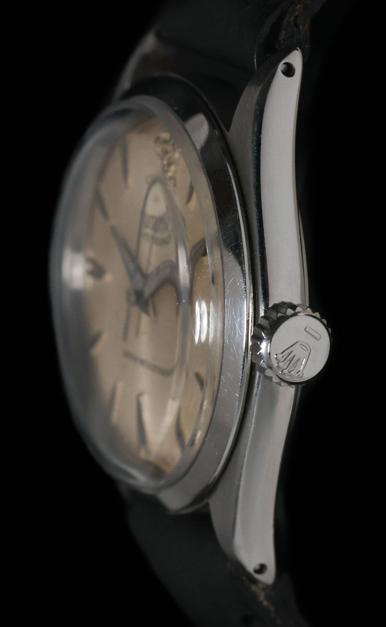 Pre-owned vintage Tudor Oyster Big Rose Reference 7934 34mm Circa 1960 | Crown Vintage Watches