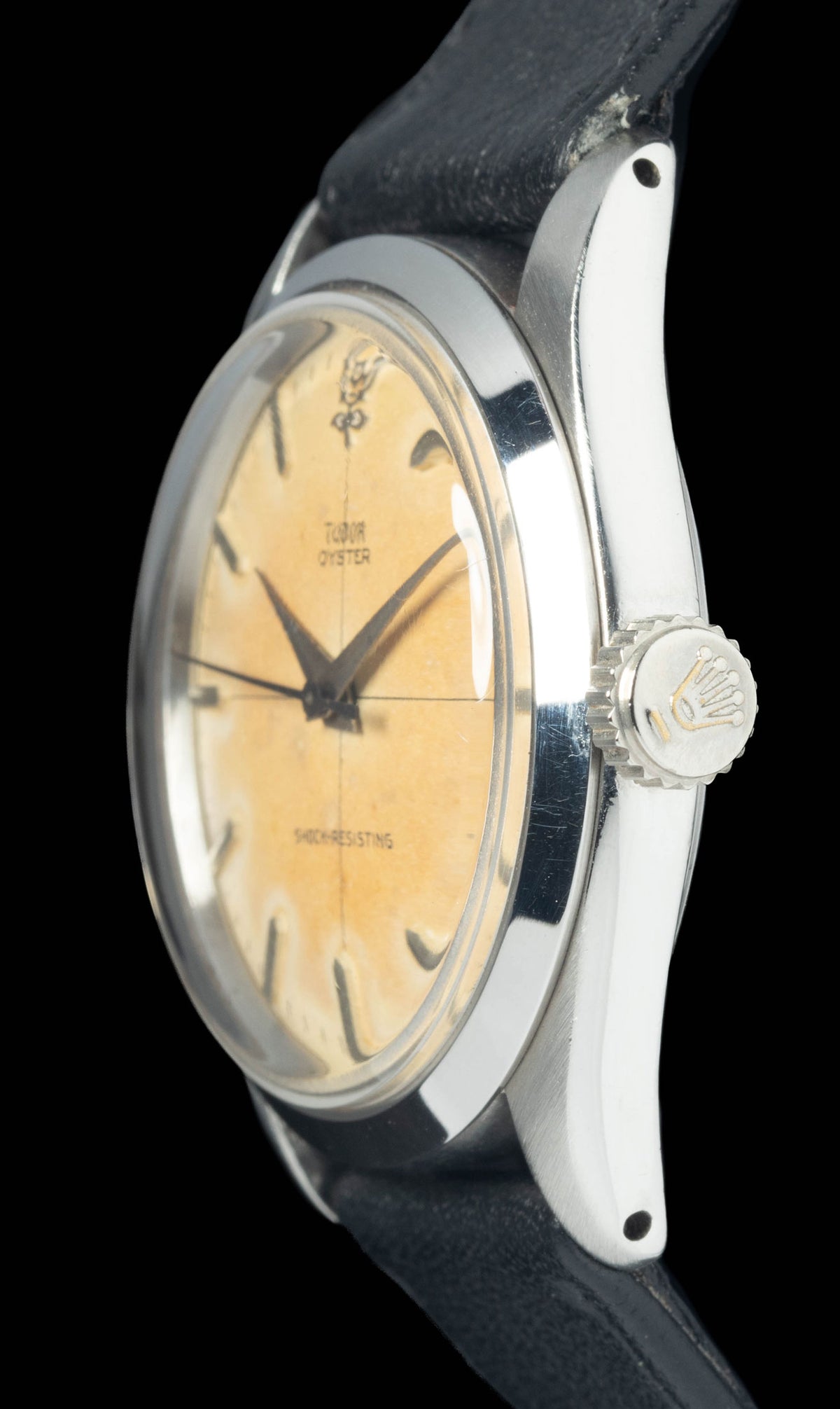 Preowned vintage Tudor Oyster Rose 7934 'Crosshair Dial' 34mm Circa 1957 | Crown Vintage Watches