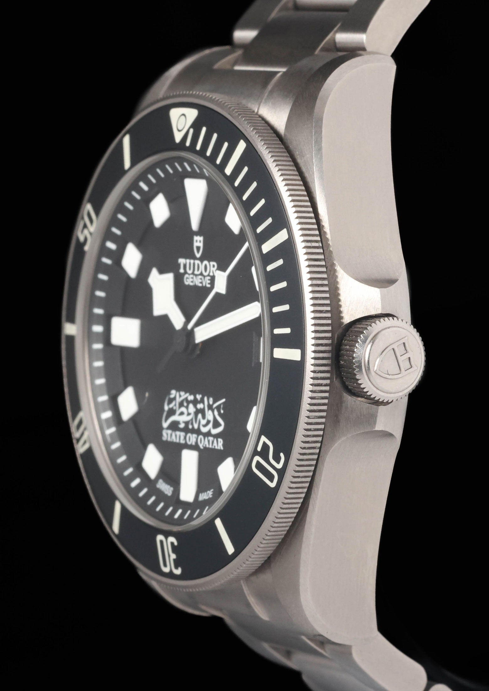 Preowned Tudor Pelagos "State of Qatar" 42MM 25600TN 2020 Box & Papers | Crown Vintage Watches