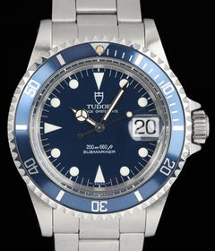 Tudor Submariner 79090 Blue 39mm 1991
