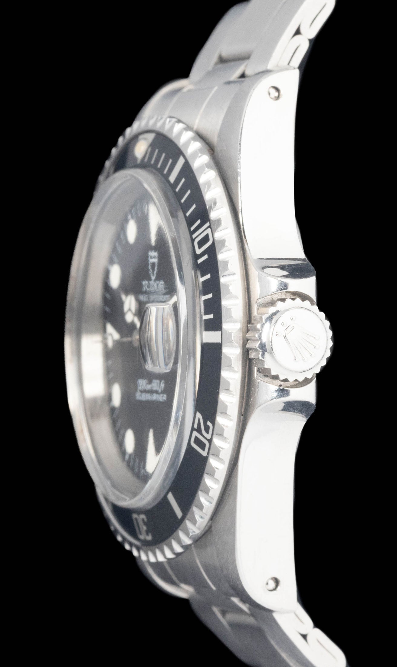 Preowned vintage Tudor Submariner 79090 Black 39mm 1989 | Crown Vintage Watches