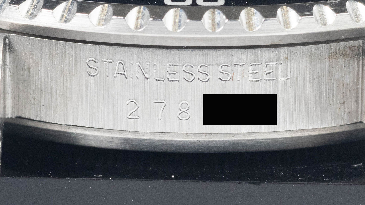 Preowned vintage Tudor Submariner 79090 Black 39mm 1989 | Crown Vintage Watches