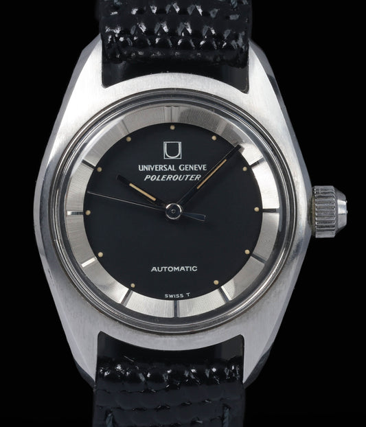Pre-owned vintage Universal Geneve Polerouter 825603/05 26MM 1960s | Crown Vintage Watches
