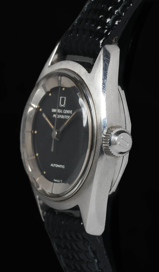 Pre-owned vintage Universal Geneve Polerouter 825603/05 26MM 1960s | Crown Vintage Watches