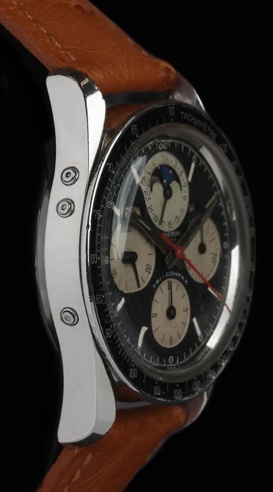 Pre-owned vintage Universal Genève Tri-Compax ‘Evil Clapton’ Ref. 881101/02 36mm 1960s | Crown Vintage Watches