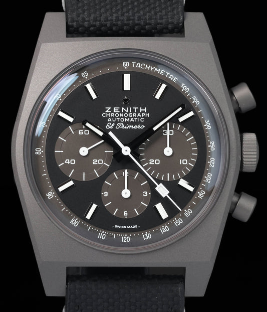 Pre=owned vintage Zenith El Primero Chronomaster Revíval Shadow Ref. 97.T384.4061/21.C822 37MM 2022 | Crown Vintage Watches