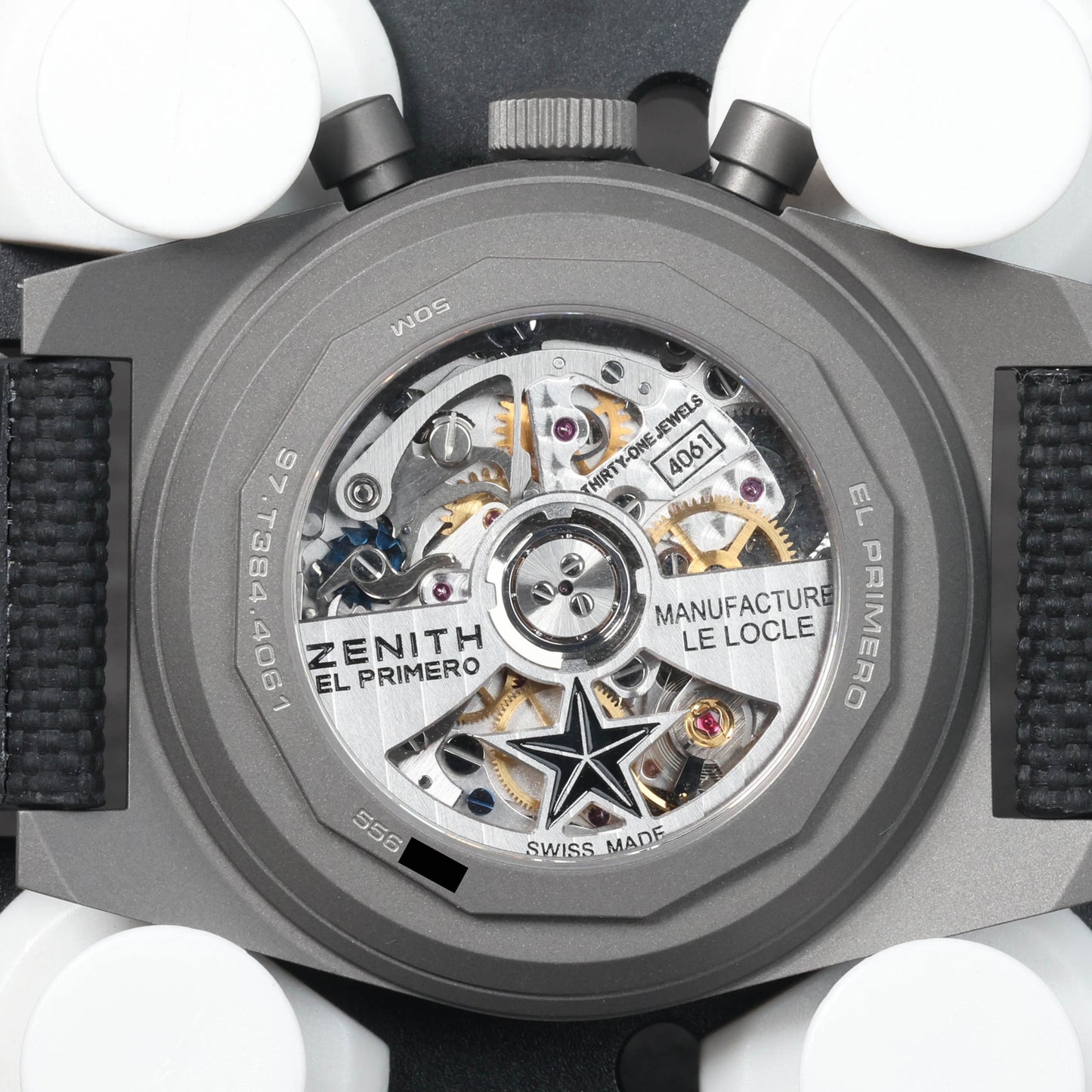 Pre=owned vintage Zenith El Primero Chronomaster Revíval Shadow Ref. 97.T384.4061/21.C822 37MM 2022 | Crown Vintage Watches