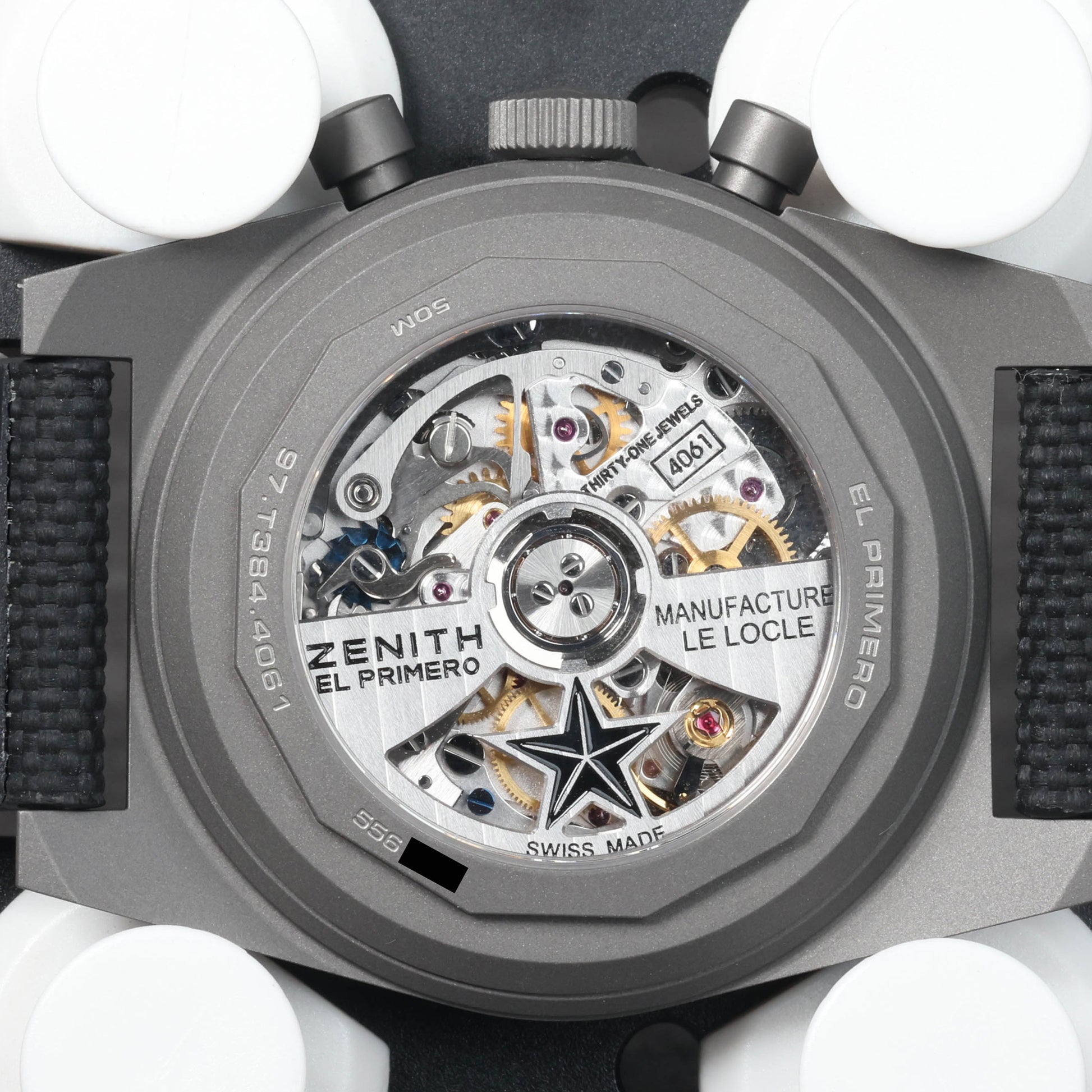 Pre=owned vintage Zenith El Primero Chronomaster Revíval Shadow Ref. 97.T384.4061/21.C822 37MM 2022 | Crown Vintage Watches