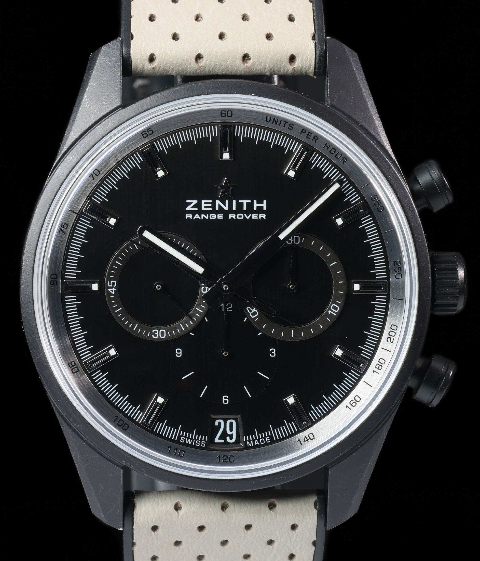 Pre-owned vintage Zenith El-Primero Range Rover 42MM Chronomaster 24.2040.400/27.R797 | Crown Vintage Watches
