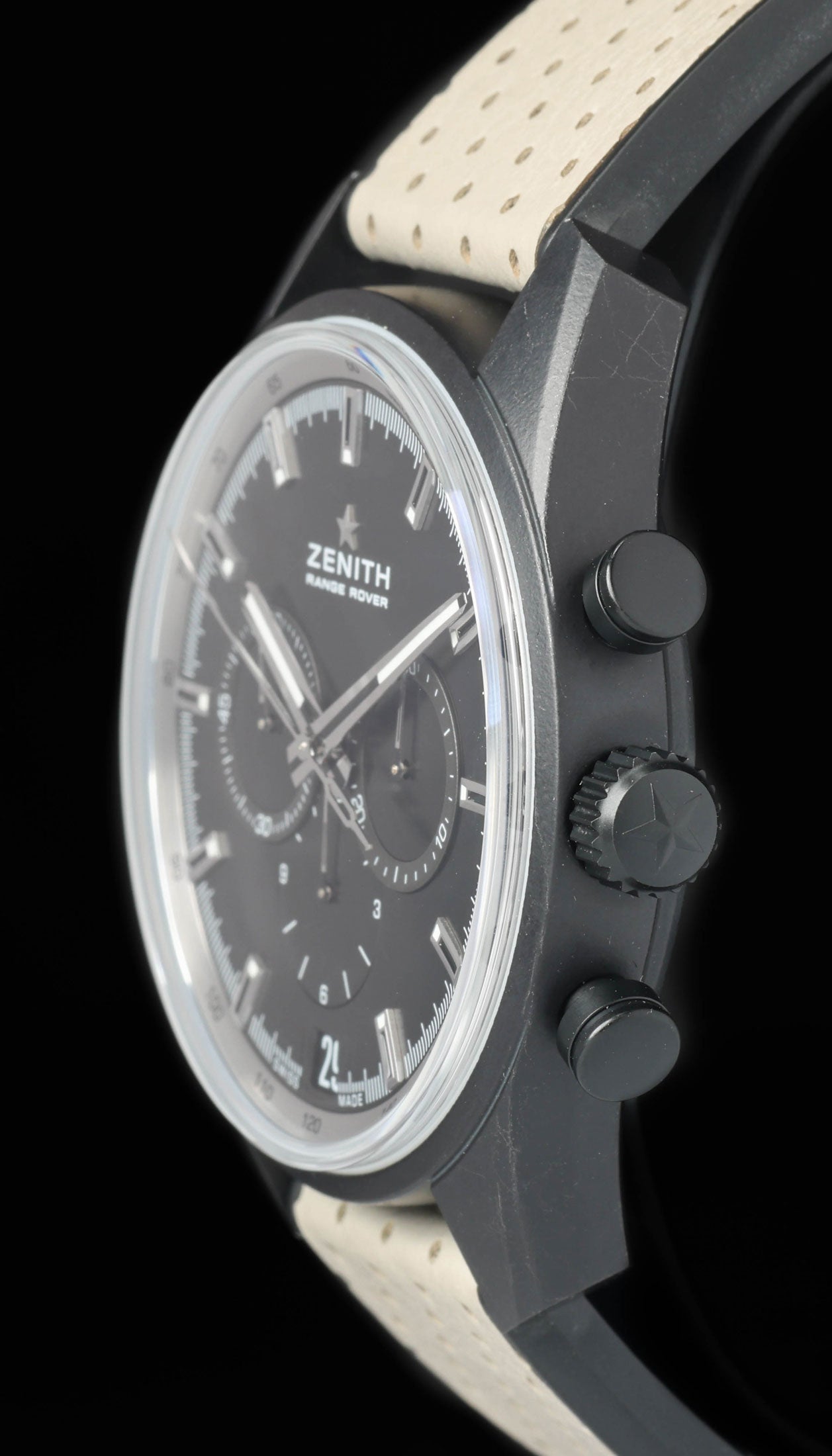Pre-owned vintage Zenith El-Primero Range Rover 42MM Chronomaster 24.2040.400/27.R797 | Crown Vintage Watches