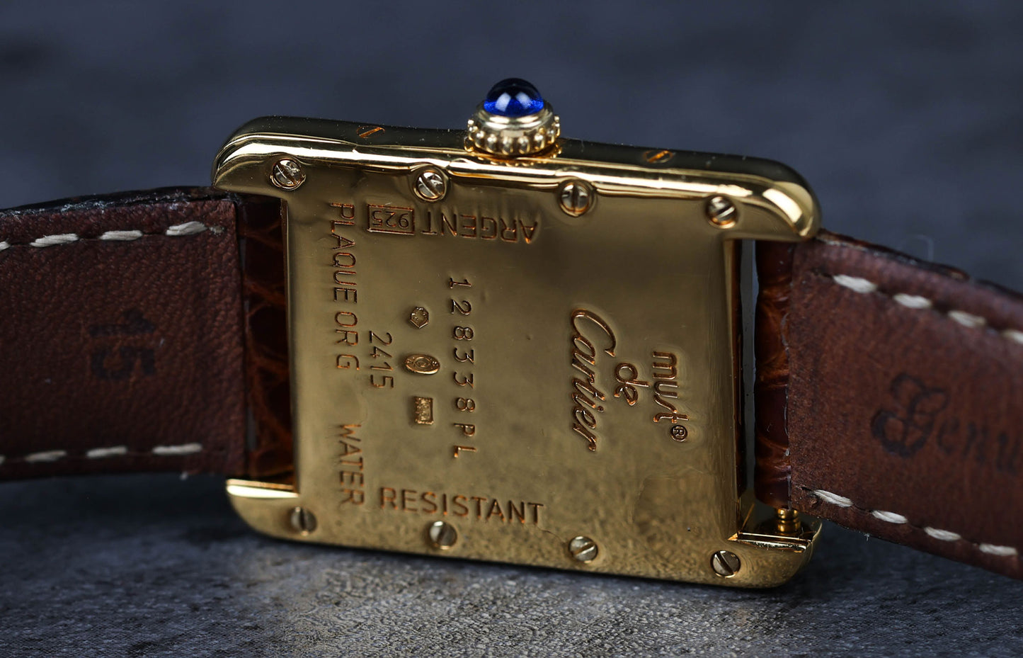 Cartier Tank Must SM 18MM Vermeil Must De Cartier 1980-90s