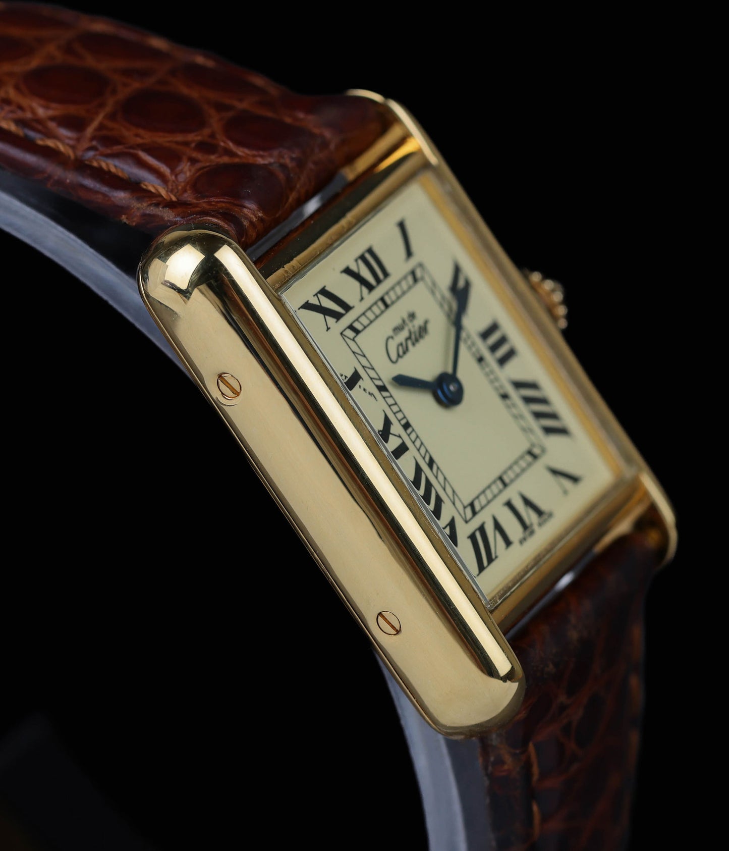 Cartier Tank Must SM 18MM Vermeil Must De Cartier 1980-90s