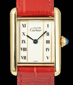 Cartier Tank Must ‘Vermeil’ Column Dial 1613 20x28mm Circa 1990s